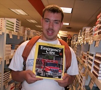  Joey with emergency care book